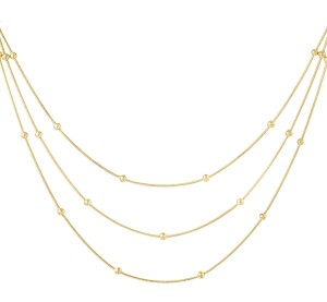 Ketting met een twist, goud