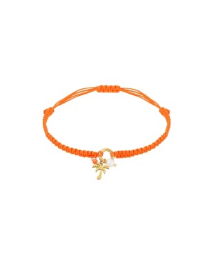 Oranje palmboom armband 